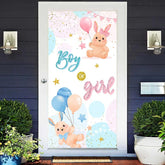 Lofaris Boy Or Girl Bunny Glitter Baby Shower Door Cover